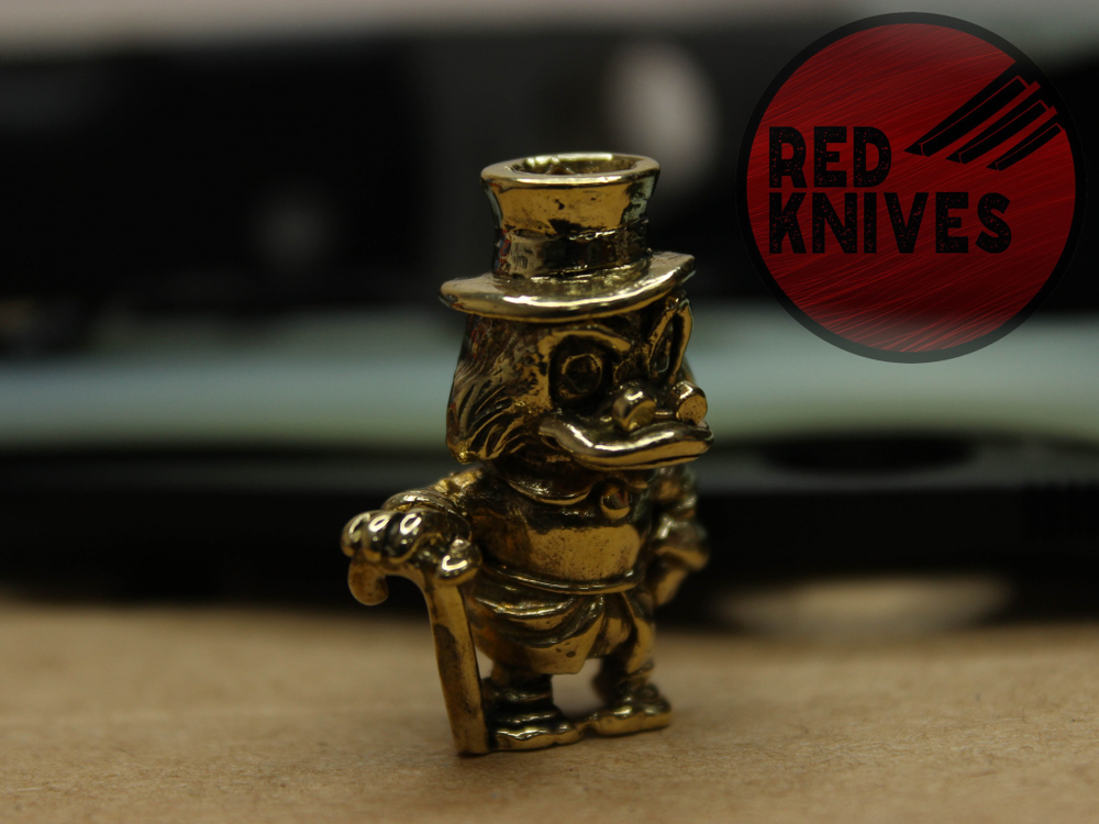 Бусина темлячная "Скрудж", латунь