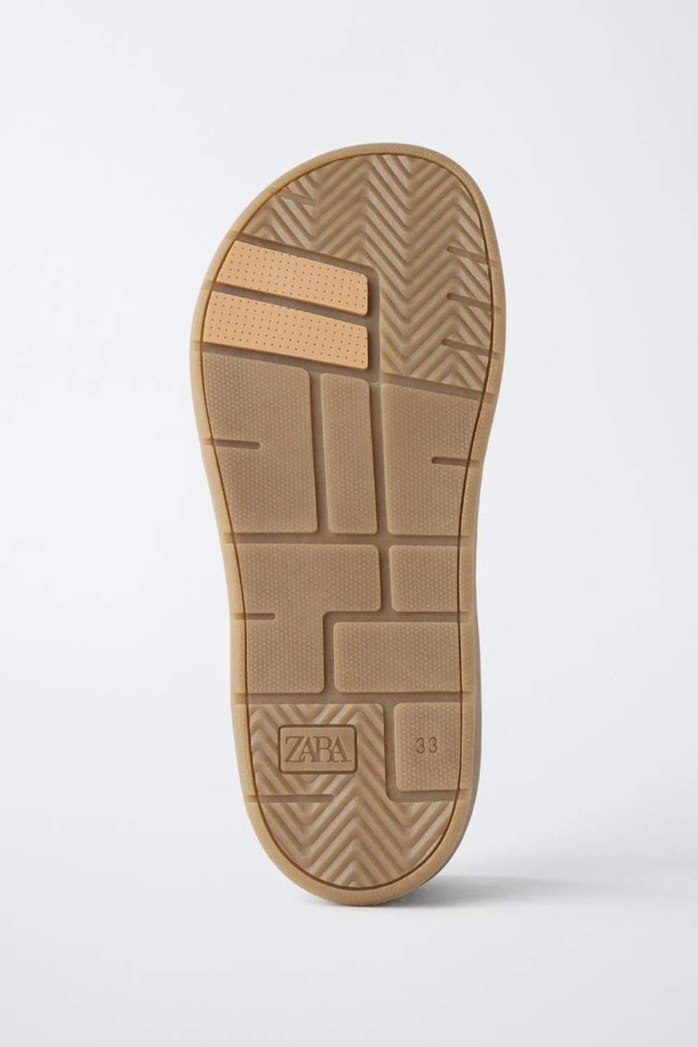 ZARA КОЖАНЫЕ КРОССОВКИ BAREFOOT, КОРИЧНЕВЫЙ