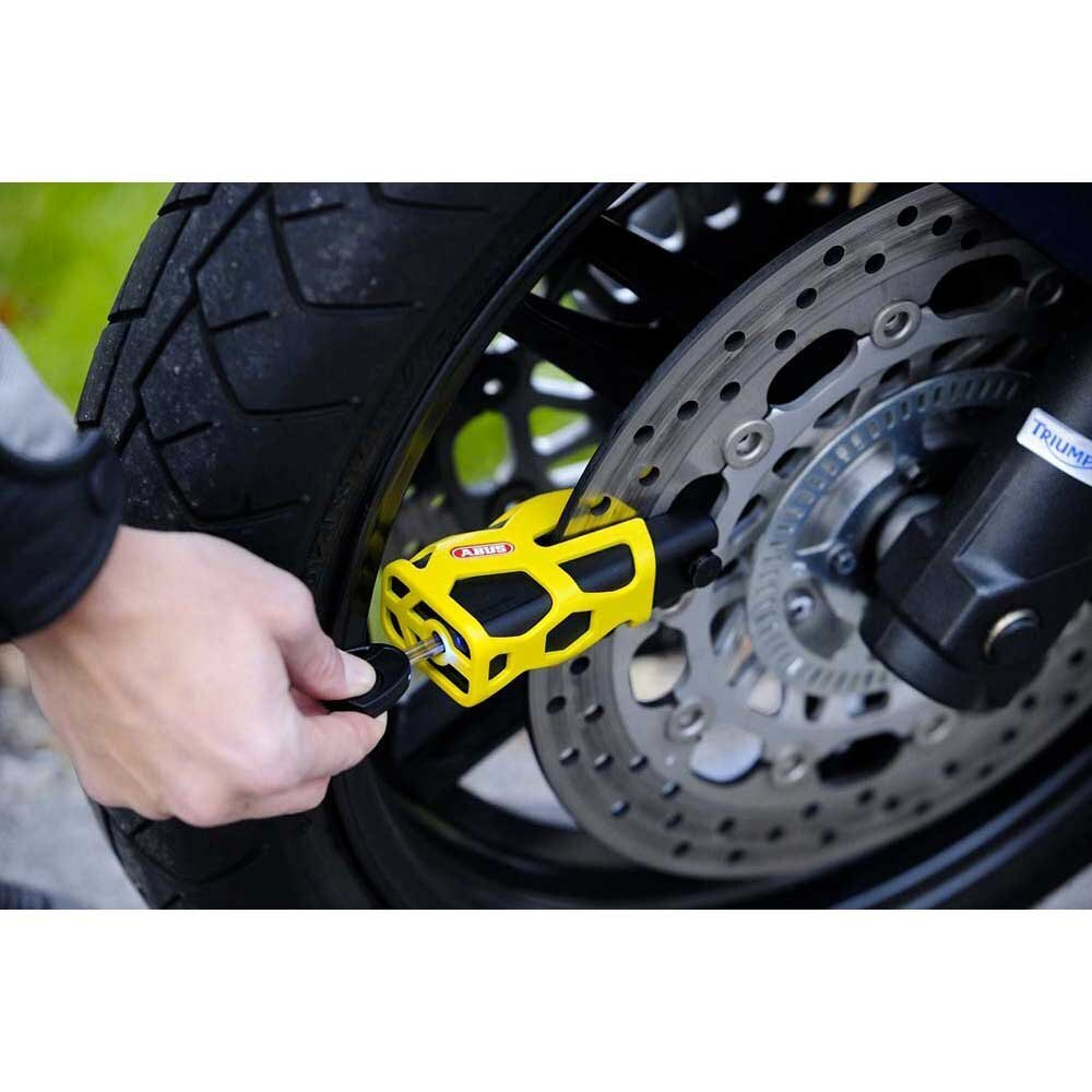 Замок на тормозной диск 77 Granit Sledg grip yellow