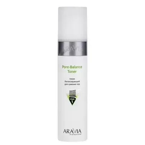 Тоник балансирующий для сужения пор PORE-BALANCE TONER, 250 мл ARAVIA Professional