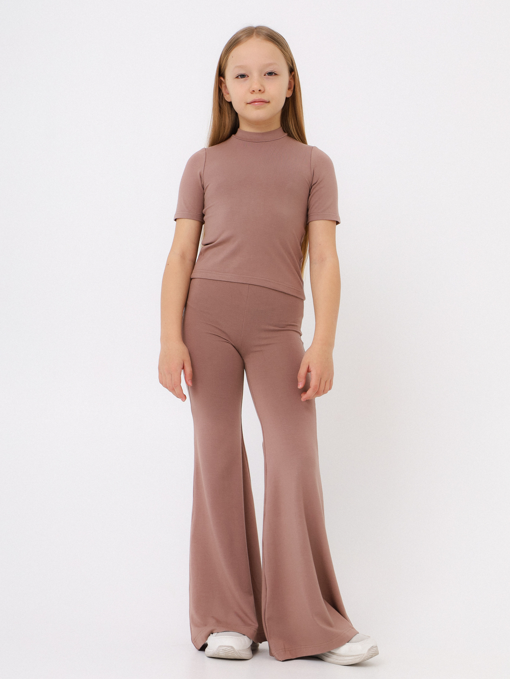 Брюки-клеш Вискоза, капучино