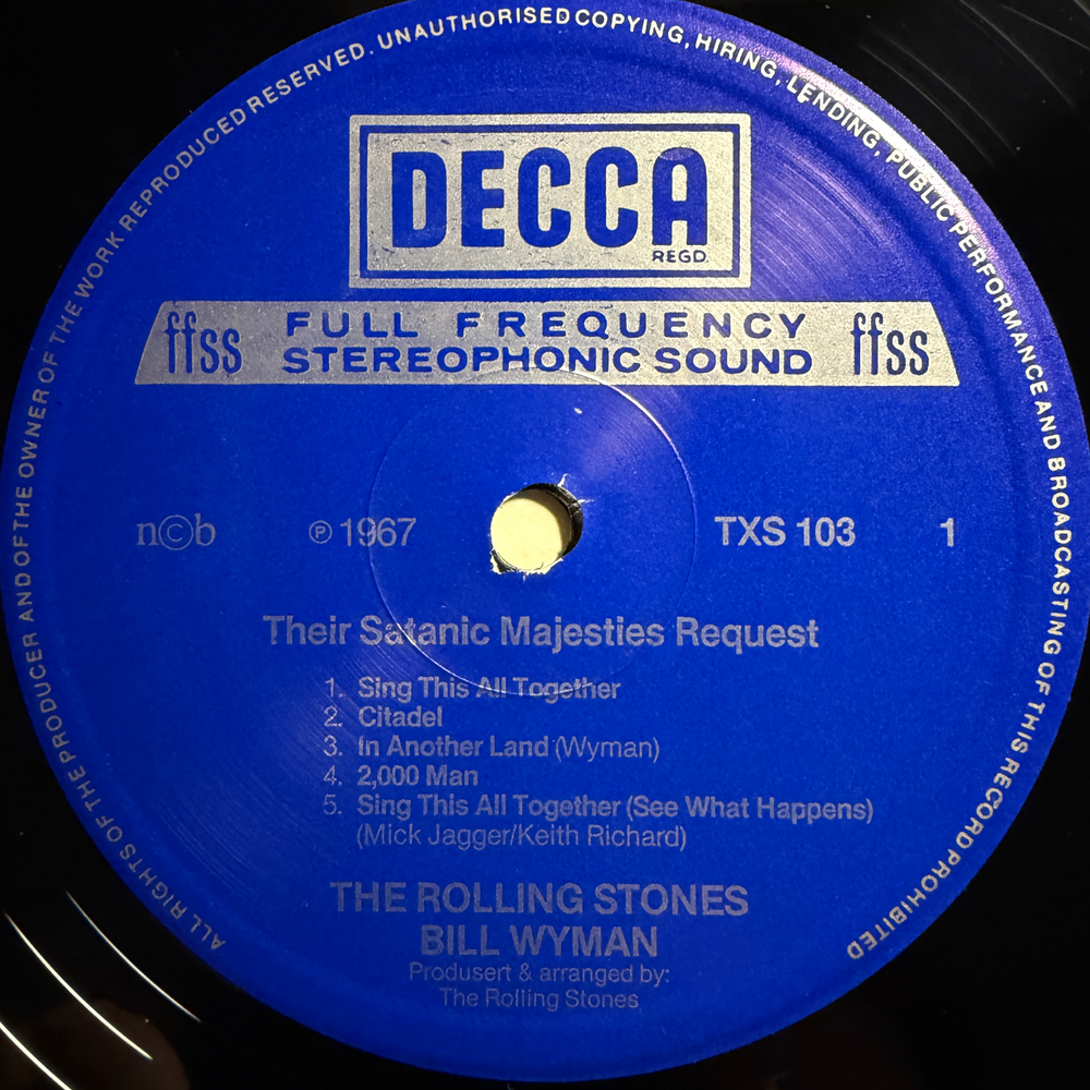 The Rolling Stones - Their Satanic Majesties Request (Скандинавия 1981г.)