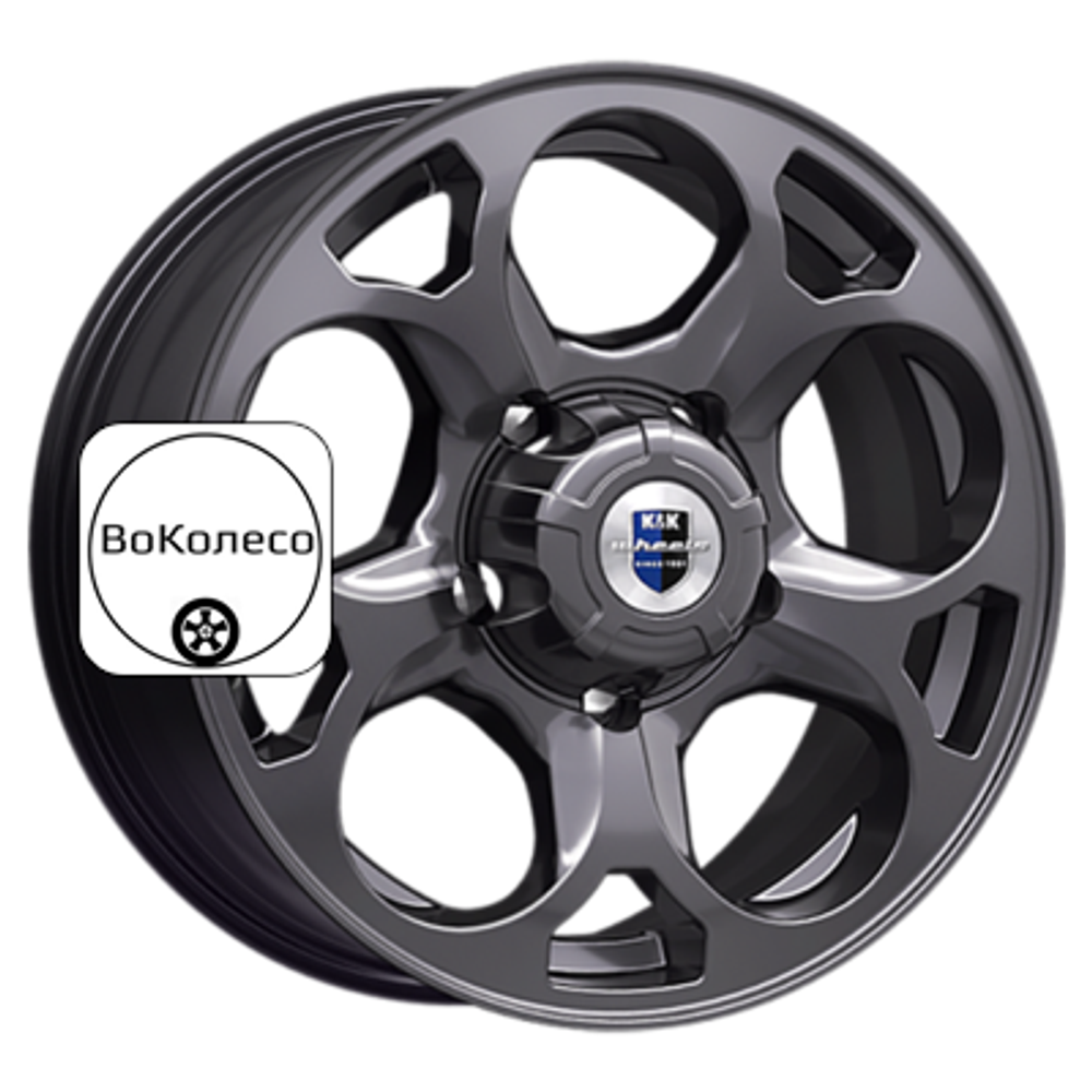 7x16/5x139,7 ET35 D108,5 Линкс (КС1057) Антрацит M K&K