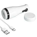 Мультифункциональный мастурбатор Sabrina (Цвет: белый)