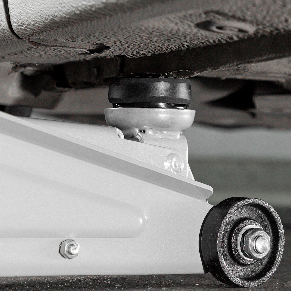 Резиновая опора для подкатного домкрата универсальная, D 72 мм, D 50, H 35 мм Matrix