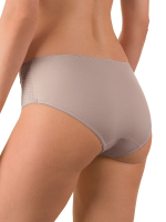 Дымчатые высокие трусики-слипы со змеиным принтом (Размер: 56) (Цвет: дымчатый)