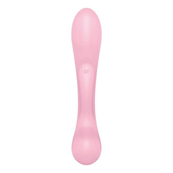 Гибкий вибратор-кролик 2 в 1 Satisfyer Triple Oh, розовый