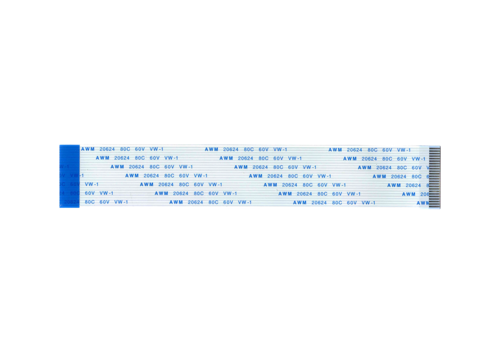 Шлейф 24 pin, 15 см, шаг 1 мм FFC, обратный Б