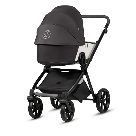 Коляска 2 в 1 Tutis Mio 3+ Leather Silver Grey