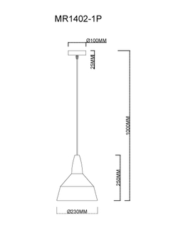 Подвесной светильник MyFar Brigitte MR1402-1P