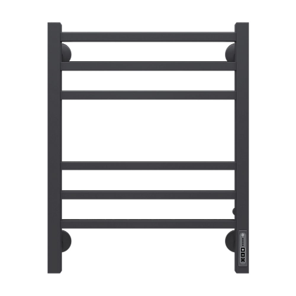 Полотенцесушитель Terminus Ватикан П6 450х600 электро КС 9005 матовый ( new встроен диммер)