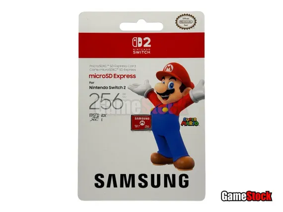 Карта Samsung microSD Express 256 ГБ для Nintendo Switch 2