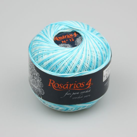 Пряжа ROSARIOS 4 Хлопок мерсеризованный принт № 12 (100% мерсеризованный хлопок)