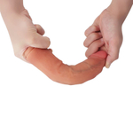 Телесный вибратор-реалистик 19,5см на присоске с пультом ДУ Cock Miller Realistic Dildo Vibration D-243369