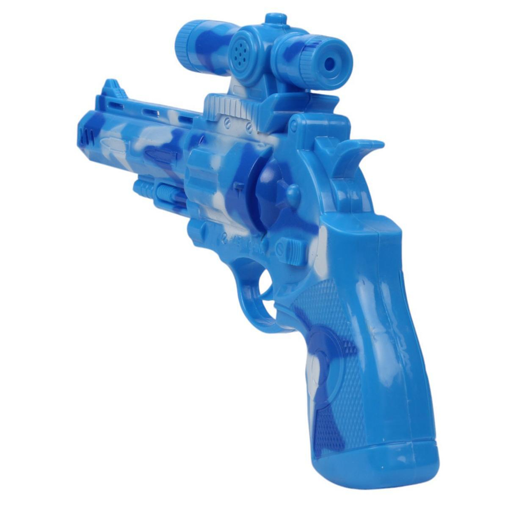 Пистолет на батарейках 25см, пакет 66-12