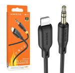 Аудио Адаптер BOROFONE BL18 Lightning - 3.5mm AUX (черный)