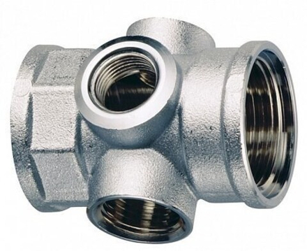 Хр. узел-переходник с 3 отв. 1 1/4"