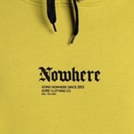 Худи ГОРЕ В НИКУДА, лайм