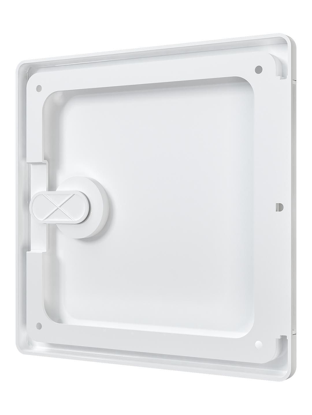 Люк ревизионный ЛТП накладной ручка-задвижка 150х150 пластик EVECS