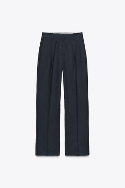 ZARA БРЮКИ С ЛАМПАСАМИ, МОРСКОЙ СИНИЙ