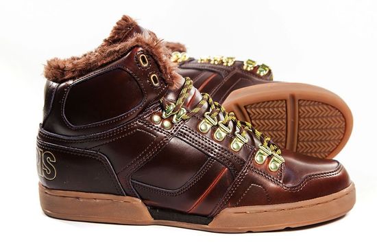 Полуботинки Osiris NYC 83 Shr Brn/Gld/Gum