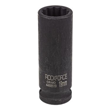 Головка ударная глубокая 19мм (12гр.), 1/2'' RockForce RF-4488519
