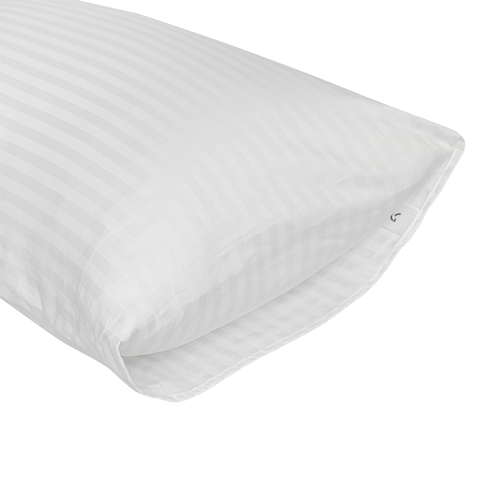 Набор наволочек из страйп-сатина из коллекции essential, 50х70 см