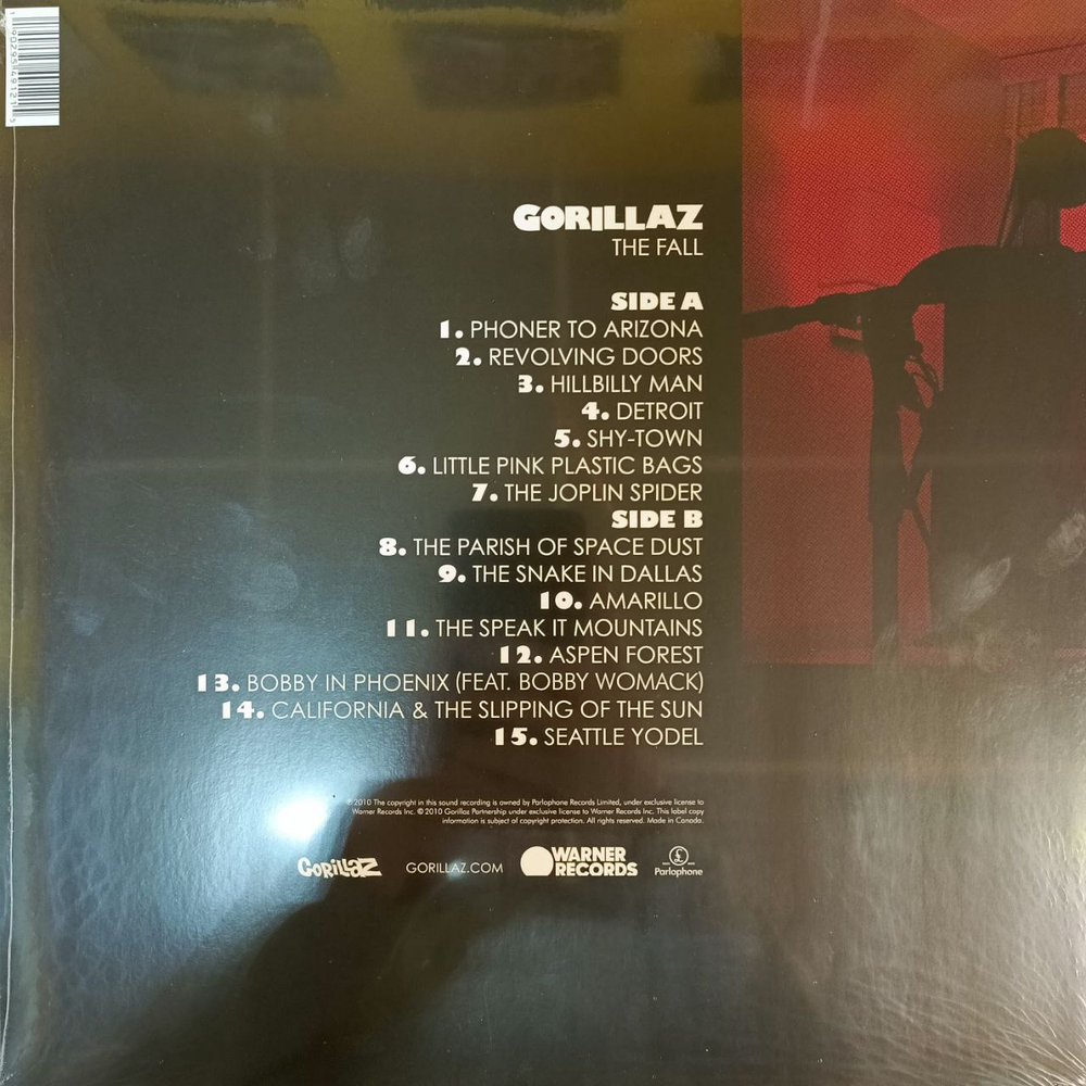 Gorillaz ‎– The Fall (Канада 2021г.) Т