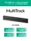 MULTITRACK Шина открытой установки трековой системы 60 см АНТРАЦИТ