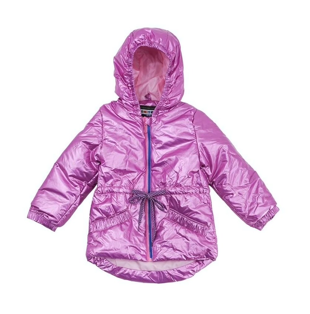 Куртка для девочки 100% п/э 3 года, 98 см розовый (BONITO KIDS)