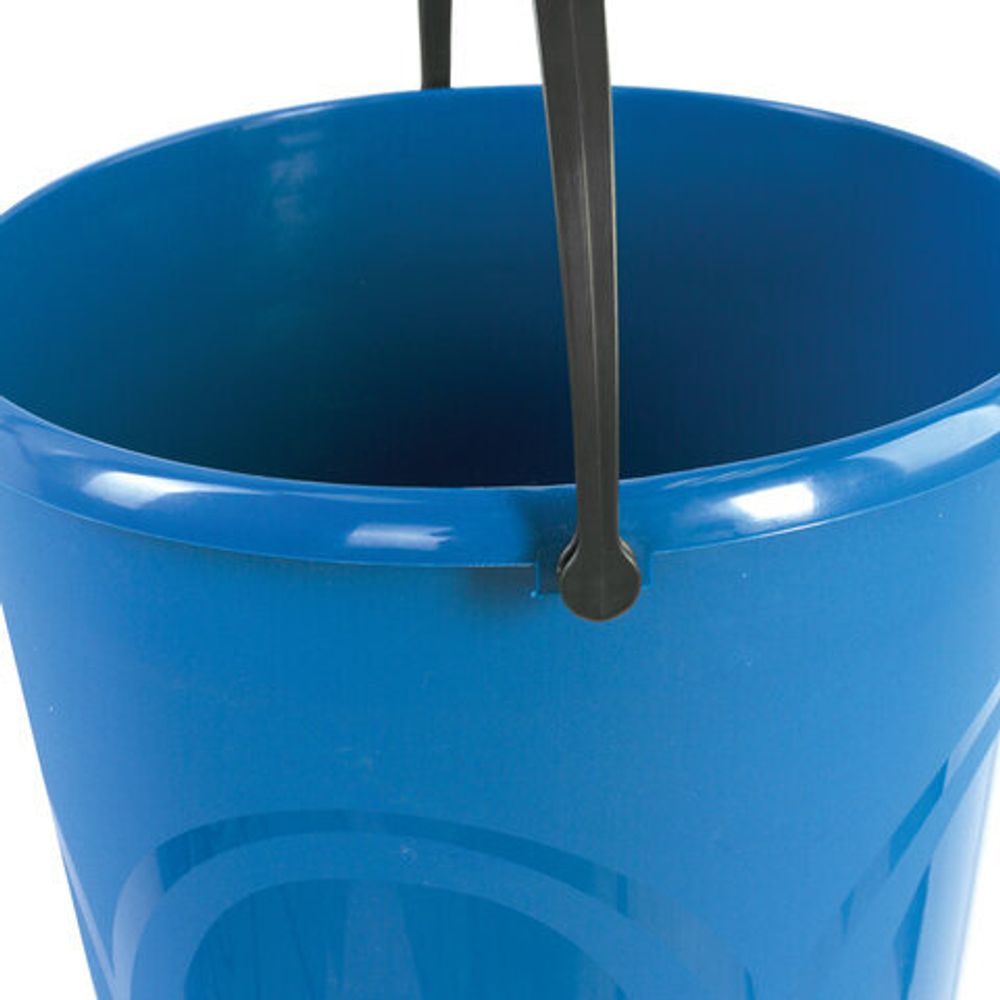 Ведро 12 л, без крышки, пластиковое, пищевое, с узором, цвет синий, LAIMA, 603894