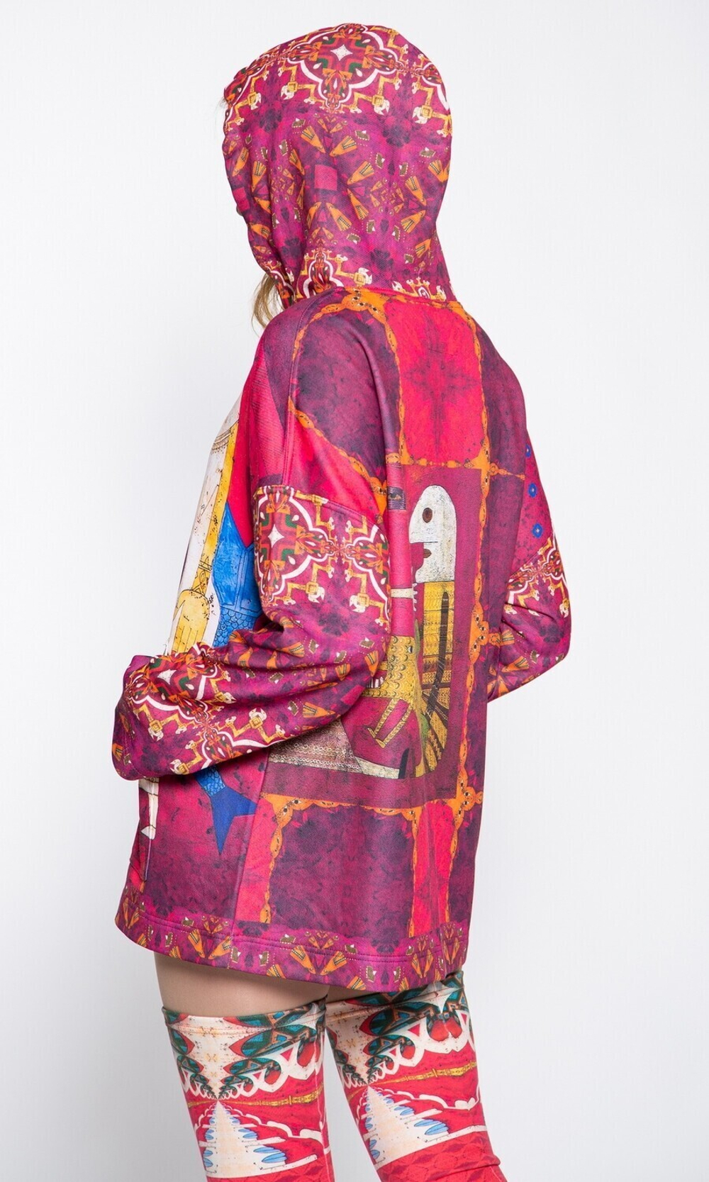 Комплект (худи и гетры) "Химера", по мотивам живописи художника-сюрреалиста Виктора Браунера