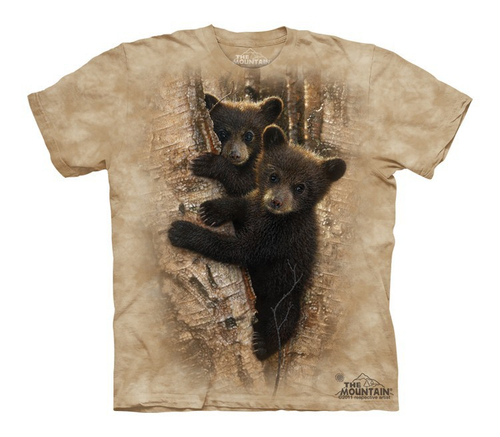 Футболка детская Mountain с изображением медвежат - Curious Cubs