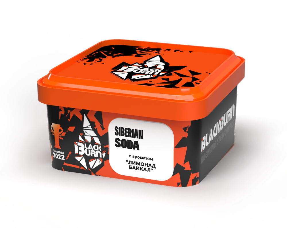 М. Табак для кальяна BlackBurn Siberian Soda (Лимонад Байкал) 200 гр