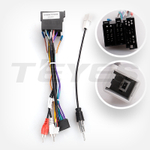 Комплект рамки с разъёмами 9" Hyundai i30 2007-2011(климат) - Car-Smart 043