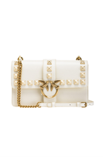 CLASSIC LOVE BAG ONE PAINTED STUDS - white