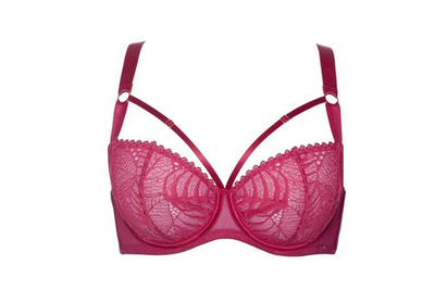 Ярко-розовый бюстгальтер Beverly с мягкой чашкой на косточке (Размер: 70E) (Цвет: ярко-розовый)