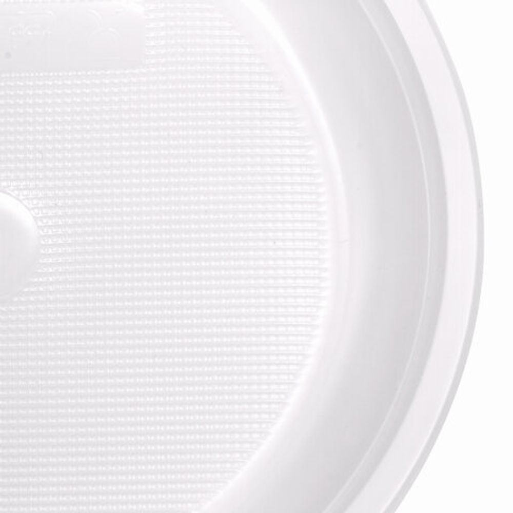 Одноразовые тарелки десертные, 100 шт., пластик, d=165 мм, холодное/горячее, LAIMA, 607388