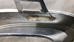 Накладка заднего бампера Mercedes GLS (X166) 15-19 Б/У Оригинал A0008850174