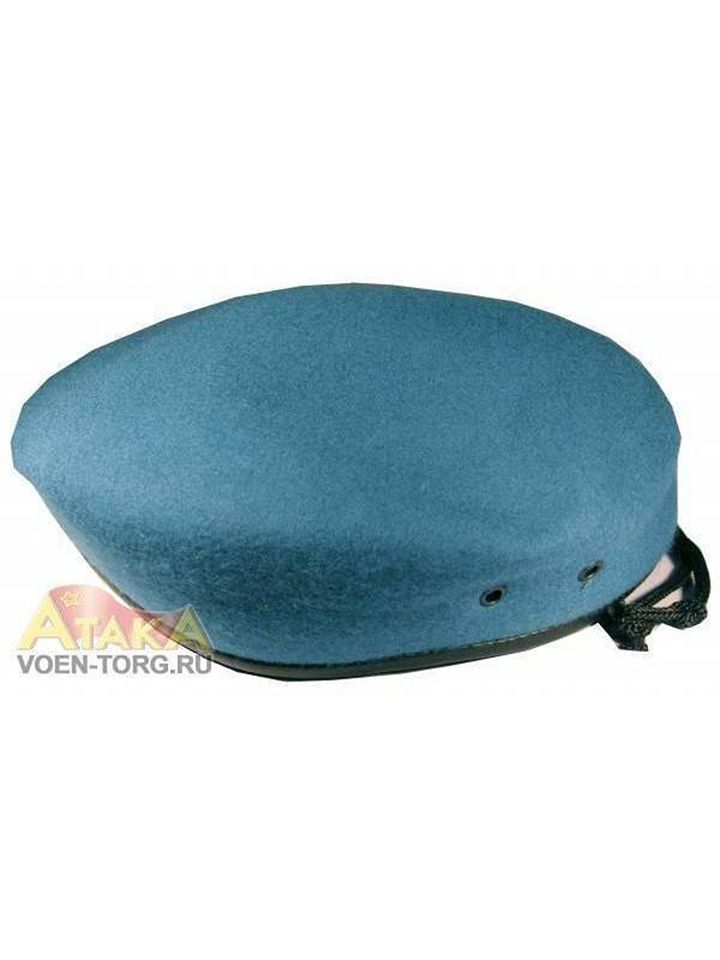 Берет бесшовный голубой (фетровый) (А)