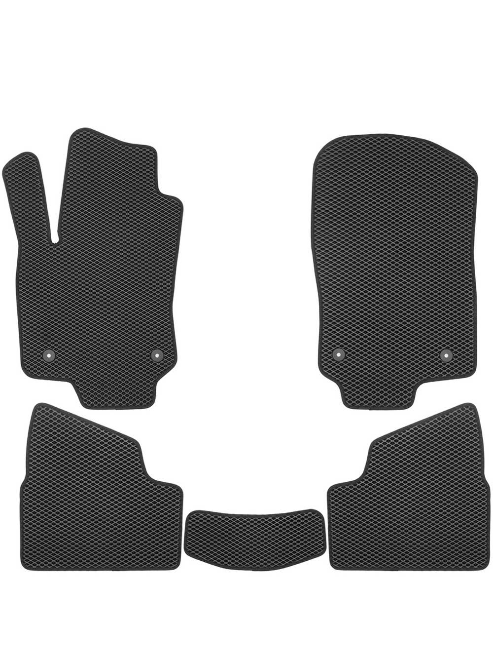 Коврики в салон для EVA OPEL Astra H 2004-2014 (черная окантовка), 5шт. EVA.B.0503701722110K