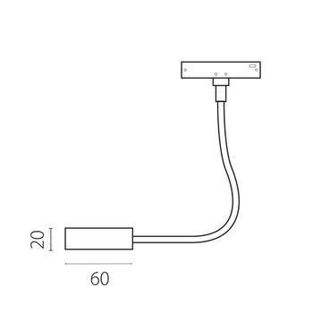 Светильник для чтения 3W 3000K 236037 черный Linea Lightstar