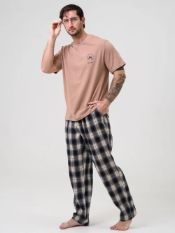 Пижама со штанами костюм домашний