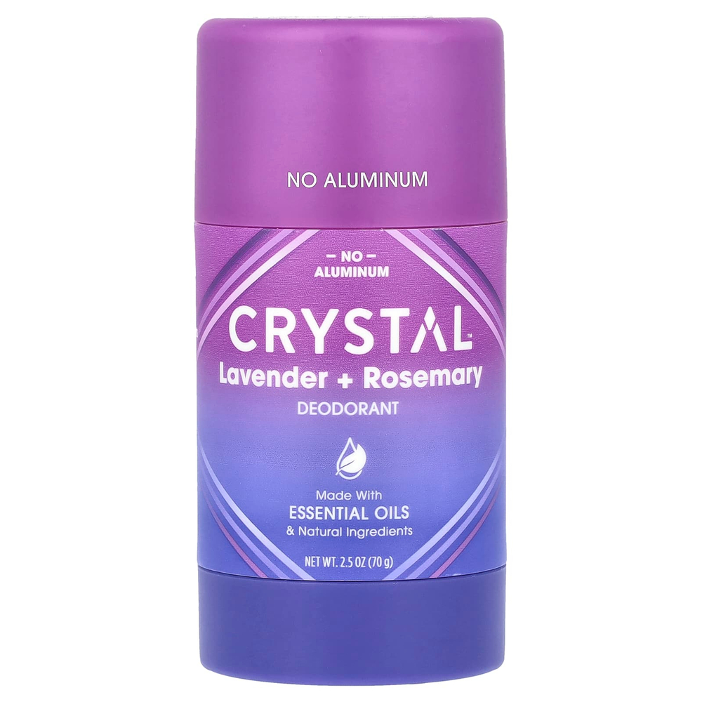 CRYSTAL, Обогащенный магнием дезодорант, лаванда и розмарин, 70 г (2,5 унции)