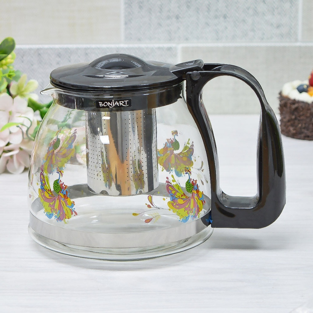 Чайник заварочный 1,25л с рисунком, 430-1263