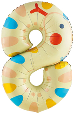 Фольгированные цифры «Зоопарк», 102 см