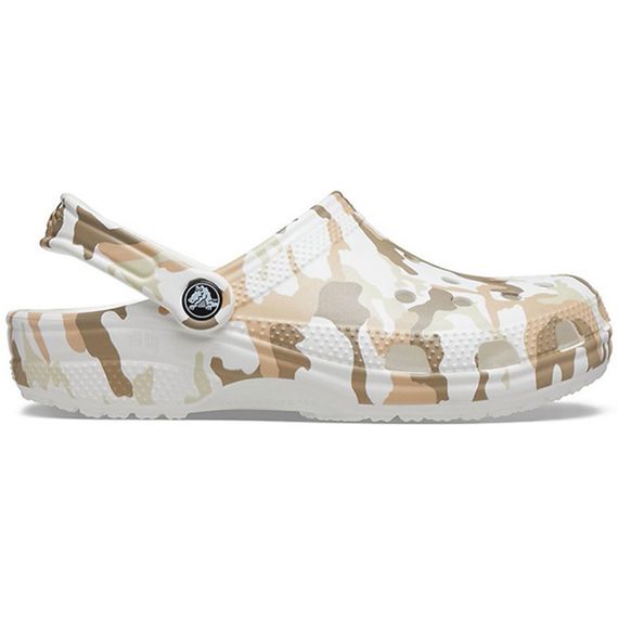 Crocs Classic Clog 'White Camouflage'