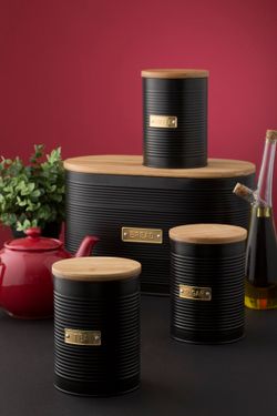 Емкость для хранения сахара Otto черная 1,4 л