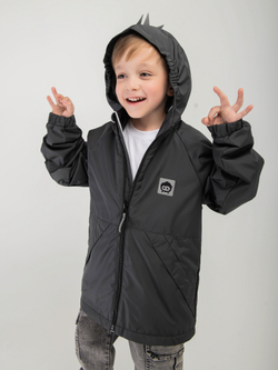 Куртка на флисовой подкладке "Дино" графит