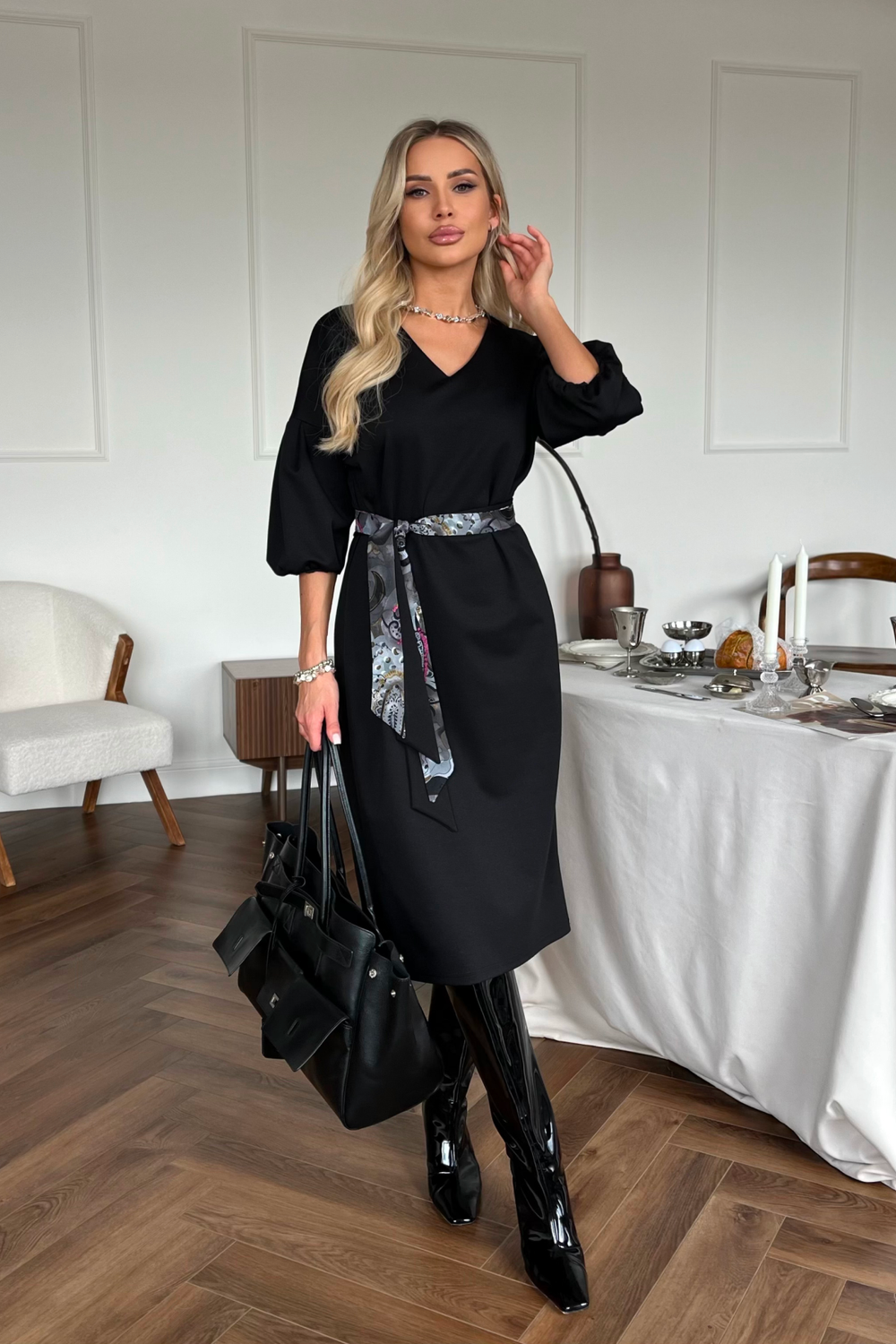 Платье Роберта №1/1 пояс Valentina